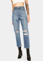 High Rise Mom Jeans