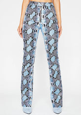 Bossy Bloodline Snakeskin Pants