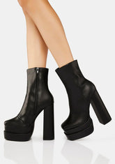 Supine Platform Ankle Boots