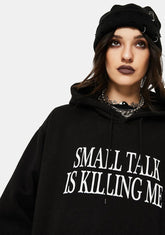 Small Talk Graphic Hoodie