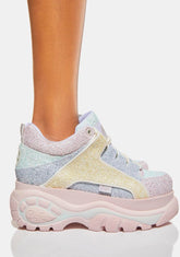 Pastel Multi Classic Low Platform Sneakers