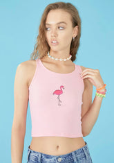 Bird Of Paradise Crop Tank