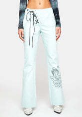 Doodle Ice Denim Pants