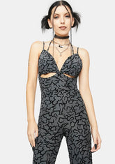 Tattoo Flock Trubi Cut-Out Jumpsuit