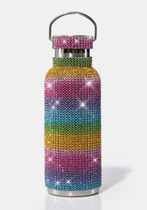 Live Glamour Rhinestone Water Bottle