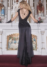 Perilous Processional Satin Dress