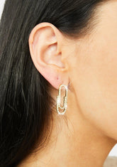 Paper Dreams Rhinestone Earrings