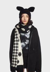 Not So Happy Knit Scarf