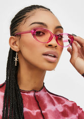 Baby Talk To The Hand Clear Sunglasses