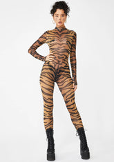 Bad Bish Anthem Tiger Catsuit
