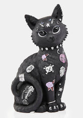 Bad To The Bone Cat Figurine