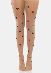Wild Card Sheer Tights