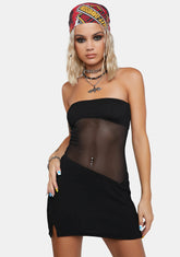 Noir Sunset Date Mini Dress