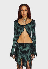 Reading Palms Long Sleeve Top