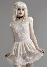 Twisted Tea Party Lace Dress