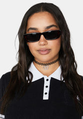 Hot Under The Palms Cat Eye Sunglasses