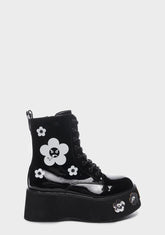 Silent Screams Platform Boots