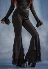 Thy Lady Tiered Ponte Bell Bottoms