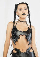 Echos Of Terror Bat Halter Top