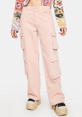 Pink Combat Release Jeans