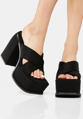 Play It Cool Platform Heels