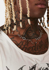 Distortion Devil Horns Chain Choker