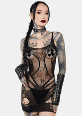Come Over Fishnet Chemise