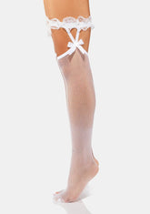 You Look Divine Fishnet Thigh Highs