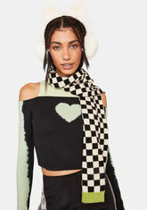 Rooting For You Checkered Scarf