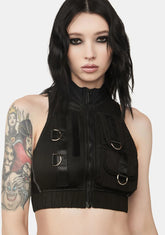 Tactical Zip-Up Vest Top