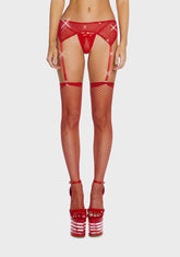 Hot Love Songs Rhinestone Garter Belt