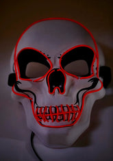 Hot Night Frights Light Up Skull Mask