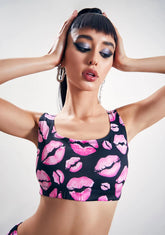 Kiss And Tell Crop Tank