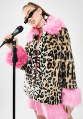 Sass Attack Faux Fur Coat
