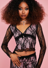 Charmed By You Lace Top