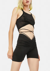 Ink Chill Truths Wrap Biker Shorts