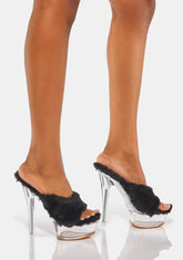 Black Macy Platform Heels