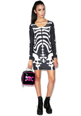 Dem Bones Bodycon Dress