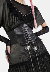 Wonder Trail Vegan Leather Corset