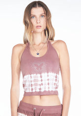 Talk To The Hand Crop Tank