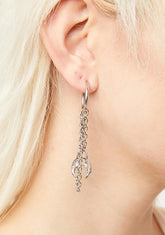 Divine Like Moonlight Hoop Earrings