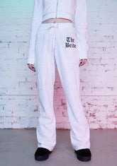 Death Do Us Part Velour Track Pants