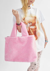 Sweet Funky N' Fresh Fuzzy Tote Bag