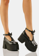 Don't Cross Meow Mary Janes