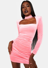 Sugar Decadent Pleasures Velvet Mini Dress