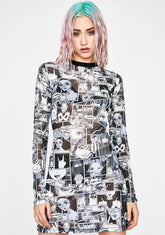 Misfit Memoirs Mesh Dress