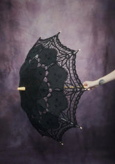 Waltz After Midnight Lace Parasol