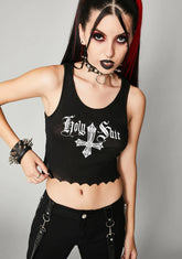 Blessed By Satan Tank Top