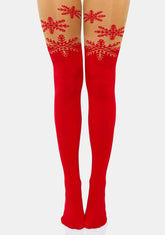 Blizzard Babe Snowflake Tights