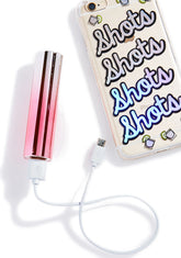 Pink Ombre Portable Charger